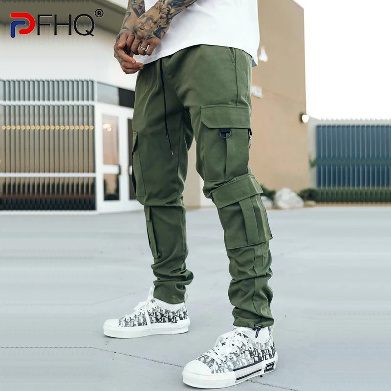 PFHQ 2023 Spring Trendy Men's Casual Jogger Cargo Pants Elegant Many Pockets Designer Sports Straight Overalls Male Trousers New
PFHQ 2023 Spring Trendy Men's Casual Jogger Cargo Pants Elegant Many Pockets Designer Sports Straight Overalls Male Trousers New
