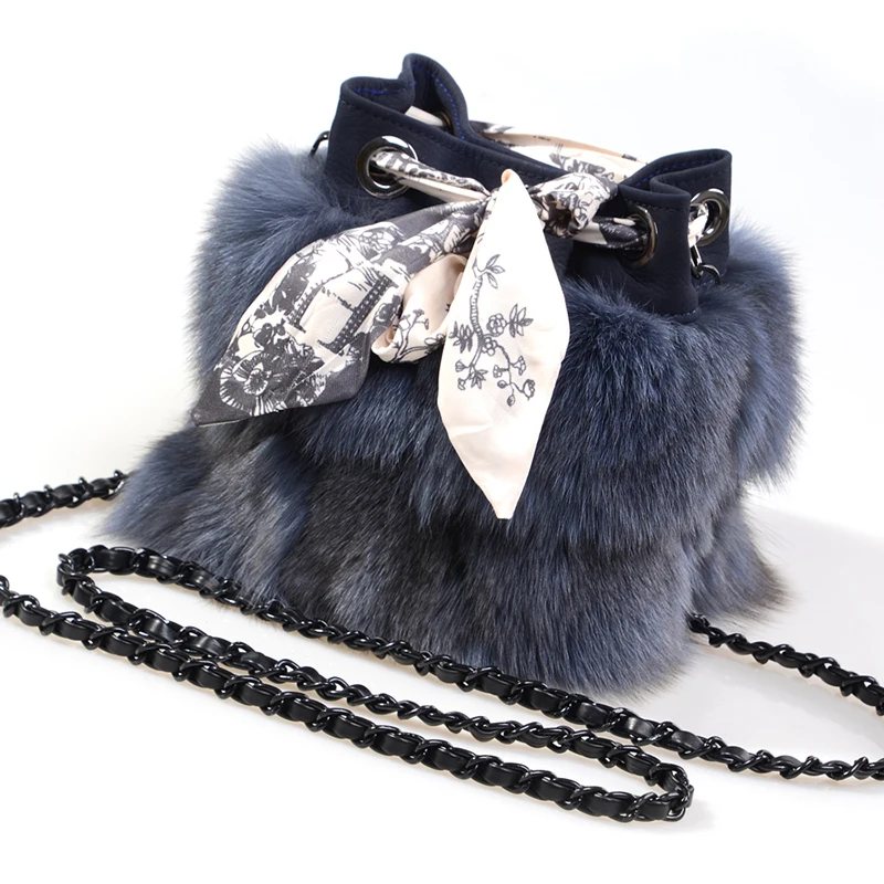 MS.Minshu Women Fashion Luxury Real Fur Wallet Purse Natural Fox Bag Real Fox Fur Hand Bags with Chain and Lace
MS.Minshu Women Fashion Luxury Real Fur Wallet Purse Natural Fox Bag Real Fox Fur Hand Bags with Chain and Lace