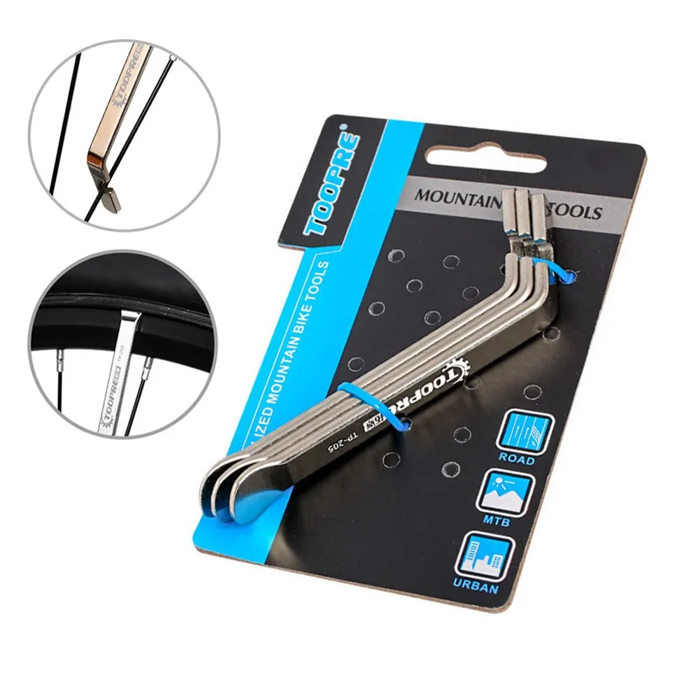 TOOPRE 3Pcs Bicycle Tire Lever Tyre Changing Removal Tool Steel Crowbar Cycling Accessories For Pulling Out Tires Bicicleta
TOOPRE 3Pcs Bicycle Tire Lever Tyre Changing Removal Tool Steel Crowbar Cycling Accessories For Pulling Out Tires Bicicleta
