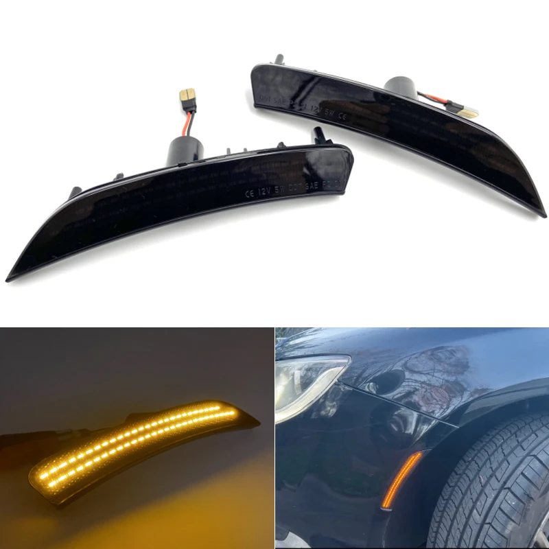 2Pcs For 2015-2017 Chrysler 200 Smoke Lens Amber Led Front Side Marker Lights Lamp Yellow
2Pcs For 2015-2017 Chrysler 200 Smoke Lens Amber Led Front Side Marker Lights Lamp Yellow