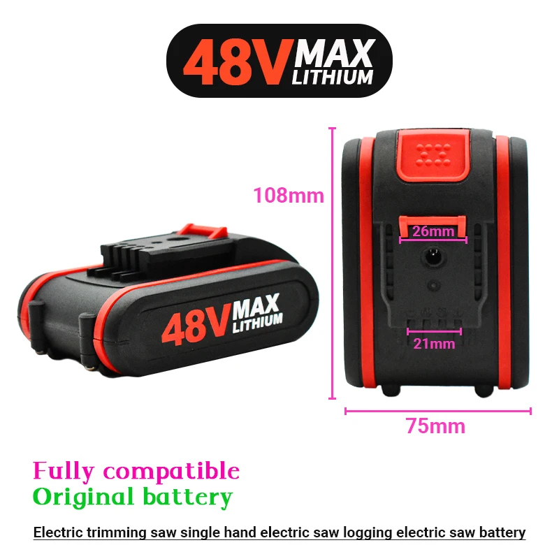 2022brand new48V 18650 Lithium Battery 12.8Ah Electric Tools Battery For Wireless Wrench Mini Chain Saw Electric Drill ect
2022brand new48V 18650 Lithium Battery 12.8Ah Electric Tools Battery For Wireless Wrench Mini Chain Saw Electric Drill ect