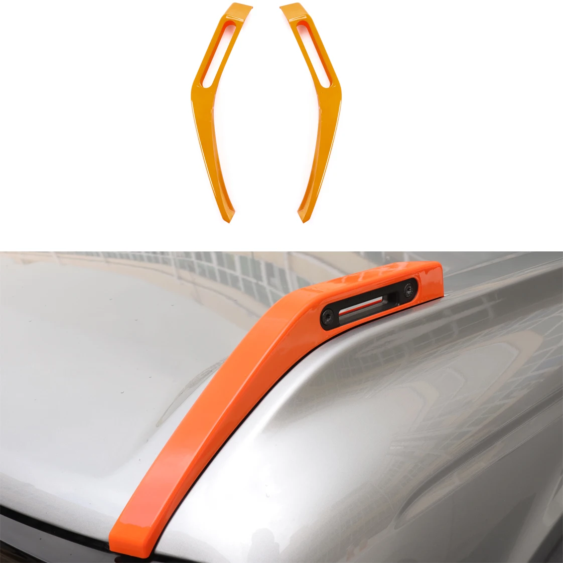 Hot sale Lantsun B1018 ABS hood hook trim cover red black orange color for Ford for Bronco accessories
Hot sale Lantsun B1018 ABS hood hook trim cover red black orange color for Ford for Bronco accessories