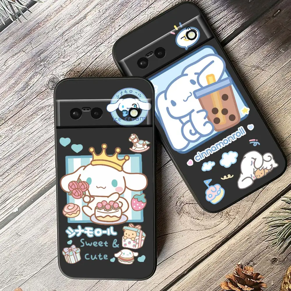Kulomi Sanrio Cinnamoroll Phone Case For Google Pixel 8 7 6 Pro 6A 5A 5 4 4A XL 5G Black Shell Soft TPU Cover Fundas Capa
Kulomi Sanrio Cinnamoroll Phone Case For Google Pixel 8 7 6 Pro 6A 5A 5 4 4A XL 5G Black Shell Soft TPU Cover Fundas Capa