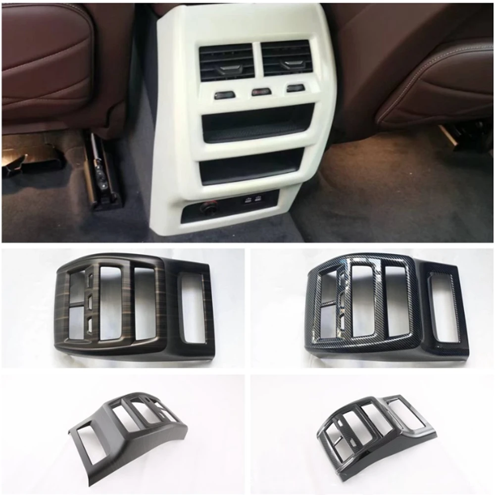 for BMW X5L 2022 40Li 30Li Rear Armrest Air Vent Outlet Panel Decorative Trim Cover Decal Car Inner Accessories ABS Carbon Fiber
for BMW X5L 2022 40Li 30Li Rear Armrest Air Vent Outlet Panel Decorative Trim Cover Decal Car Inner Accessories ABS Carbon Fiber