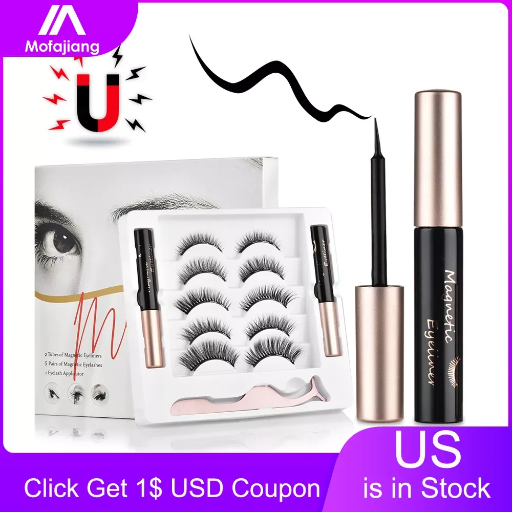 NEW2023 5 pairs Eyelashes Natural Magnet Eyeliner Tweezers Kit Waterproof Liquid Long Lasting False Lashes Makeup 3D Look Reuse
NEW2023 5 pairs Eyelashes Natural Magnet Eyeliner Tweezers Kit Waterproof Liquid Long Lasting False Lashes Makeup 3D Look Reuse