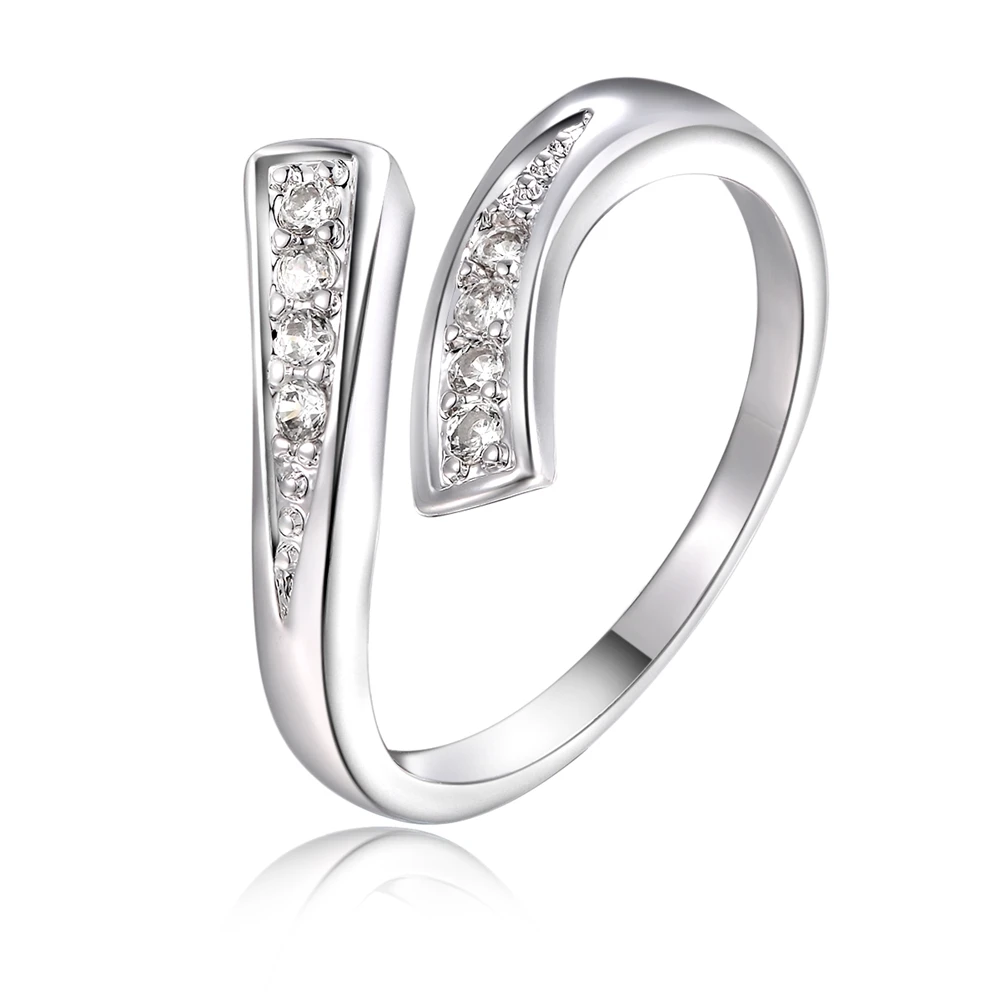 Charm 925 Sterling Silver Crystal Open Rings For Women Simple adjustable Fashion Wedding Engagement Party Gifts Jewelry
Charm 925 Sterling Silver Crystal Open Rings For Women Simple adjustable Fashion Wedding Engagement Party Gifts Jewelry