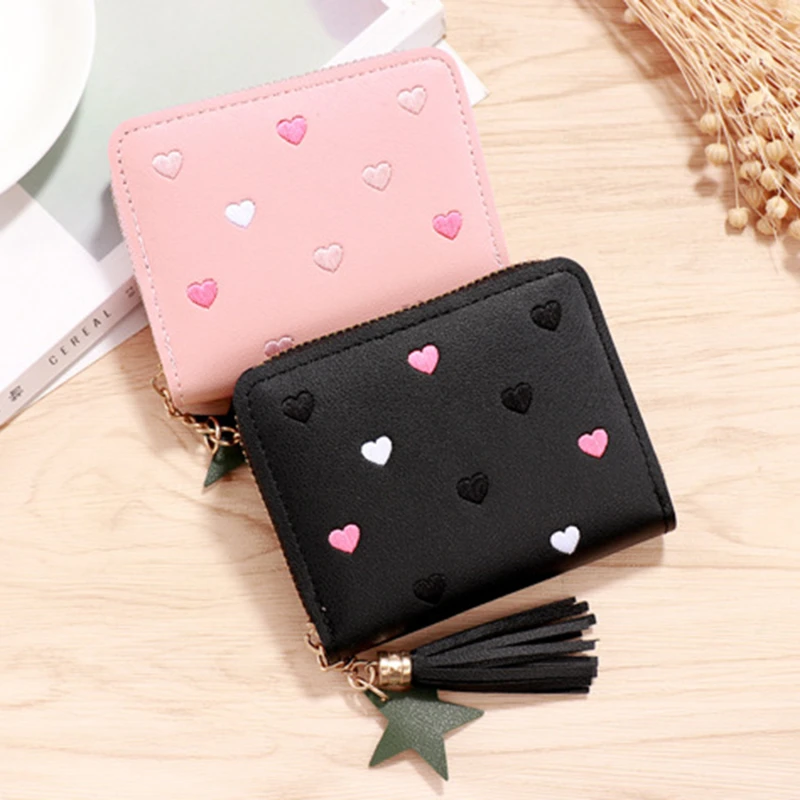 1PC Women Small Wallet Ladies Mini Tassel Wallet Cute Girl Short Zipper Lovely Pu Leather Coin Purse Female Hand Wallet Purse
1PC Women Small Wallet Ladies Mini Tassel Wallet Cute Girl Short Zipper Lovely Pu Leather Coin Purse Female Hand Wallet Purse