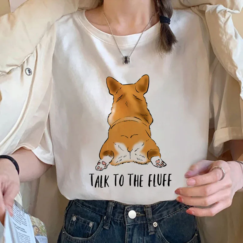 2021 New Women T-shirts Casual Vouge Puppy cartoon print Tops Tee Summer Female Tee Short Sleeve Hipster Tee
2021 New Women T-shirts Casual Vouge Puppy cartoon print Tops Tee Summer Female Tee Short Sleeve Hipster Tee
