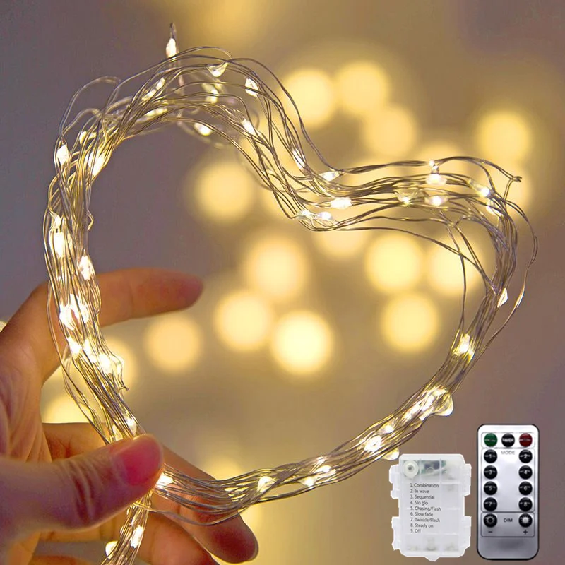 1-20M Outdoor Garland String Christmas Wedding Copper Wire Lamp Battery Box Party Decoration Fairy Lamp AA Battery Garden Light
1-20M Outdoor Garland String Christmas Wedding Copper Wire Lamp Battery Box Party Decoration Fairy Lamp AA Battery Garden Light