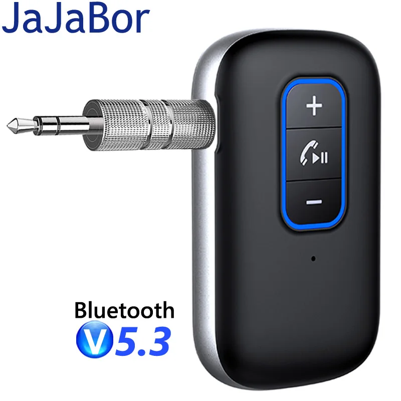 

Беспроводной автомобильный комплект громкой связи JaJaBor 3,5 мм AUX аудио адаптер стерео музыка Mp3 плеер Автомобильный Bluetooth 5,0 приемник