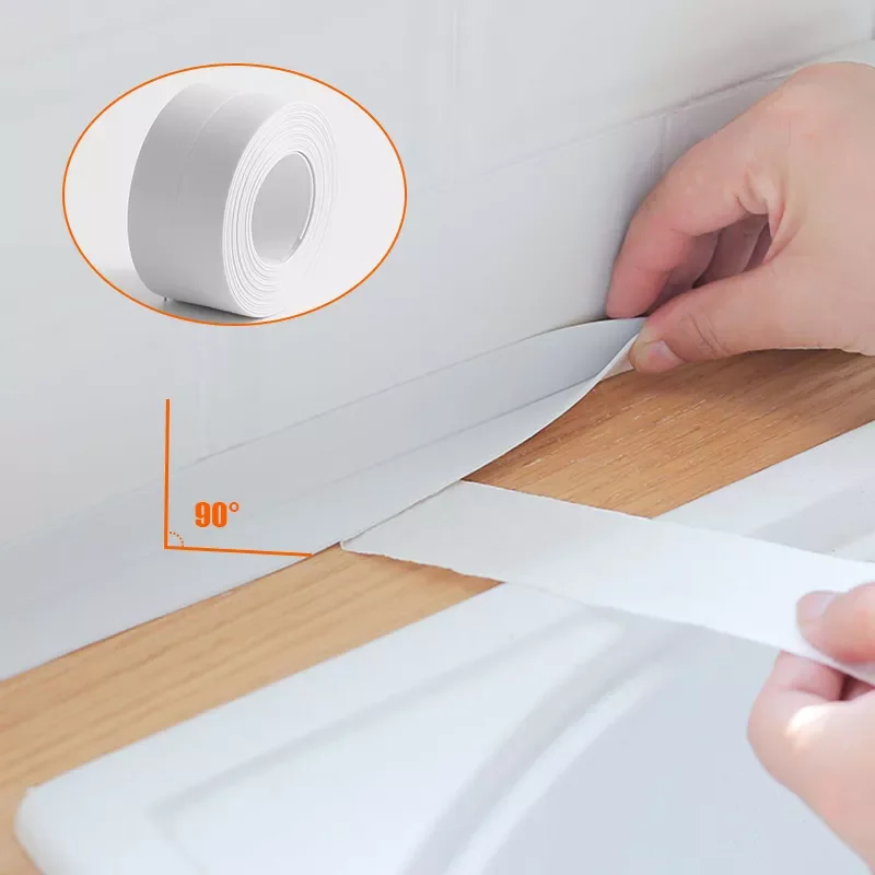 PVC Waterproof Wall Sticker Self Adhesive Sink Stove Crack Strip Kitchen Bathroom Bathtub Corner Sealant Tape Waterproof 
PVC Waterproof Wall Sticker Self Adhesive Sink Stove Crack Strip Kitchen Bathroom Bathtub Corner Sealant Tape Waterproof