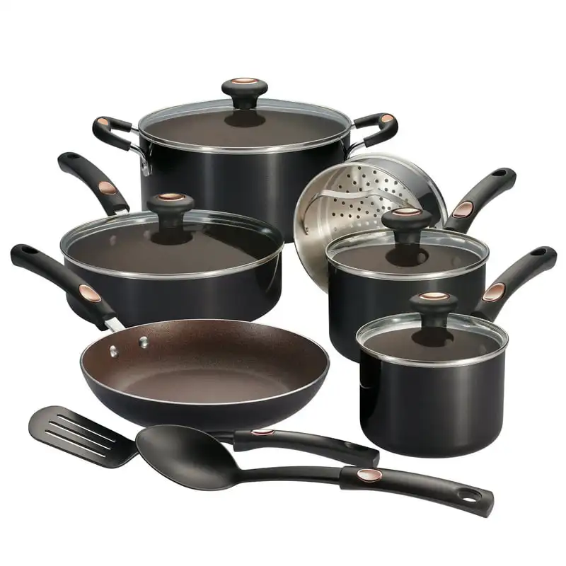 Piece Cookware Set - Metallic Black Cake pan for baking Silicone kitchen accessories Takoyaki pan Baking tray for oven Pizza acc
Piece Cookware Set - Metallic Black Cake pan for baking Silicone kitchen accessories Takoyaki pan Baking tray for oven Pizza acc