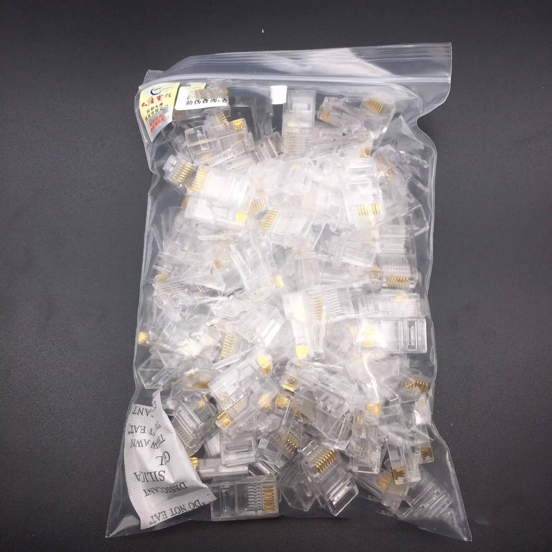 100 Pieces 8P8C RJ45 Modular Plug for Network CAT5 LAN Professional and High Quality
100 Pieces 8P8C RJ45 Modular Plug for Network CAT5 LAN Professional and High Quality