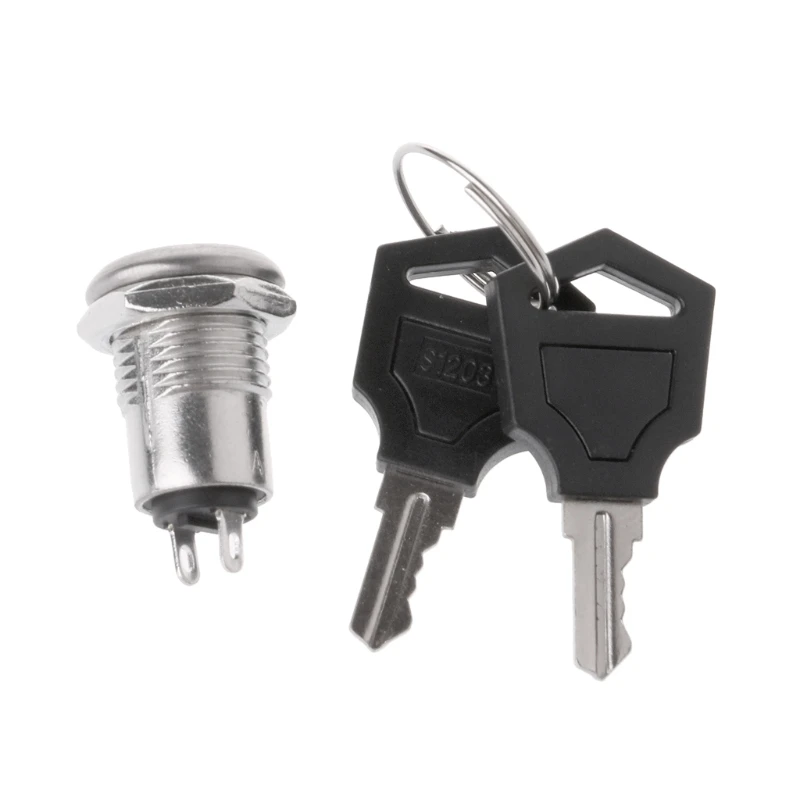 Electric Key Switch Lock With 2 Keys 2 Positions ON/Off Metal Keylock Switch All Keyed Alike Two Terminals Durable
Electric Key Switch Lock With 2 Keys 2 Positions ON/Off Metal Keylock Switch All Keyed Alike Two Terminals Durable