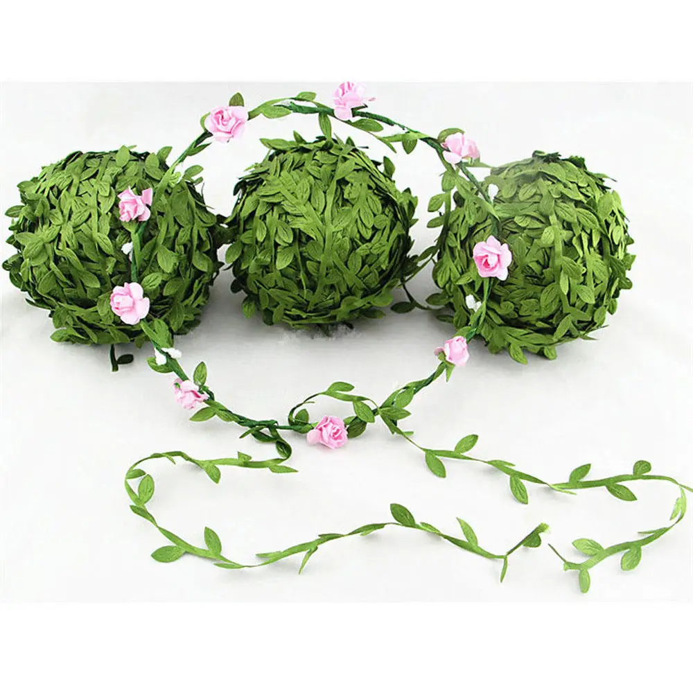 5M Silk Leaf-Shaped Artificial Flower Green Leaves DIY Wreath Scrapbooking Craft Fake Flower for Home Wedding Decoration
5M Silk Leaf-Shaped Artificial Flower Green Leaves DIY Wreath Scrapbooking Craft Fake Flower for Home Wedding Decoration