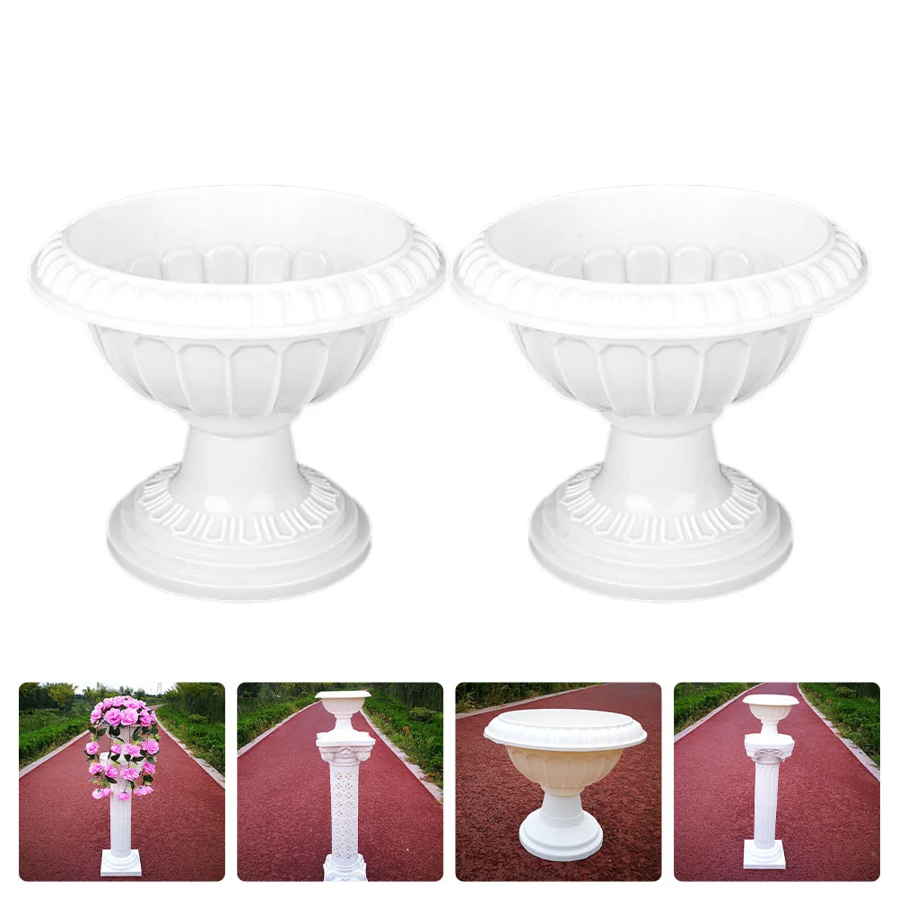 2 Pcs European Style Roman Flower Pot African Violet Pots Pots Outdoor Flower Bed Potting Soil Plastic Urn Planters
2 Pcs European Style Roman Flower Pot African Violet Pots Pots Outdoor Flower Bed Potting Soil Plastic Urn Planters