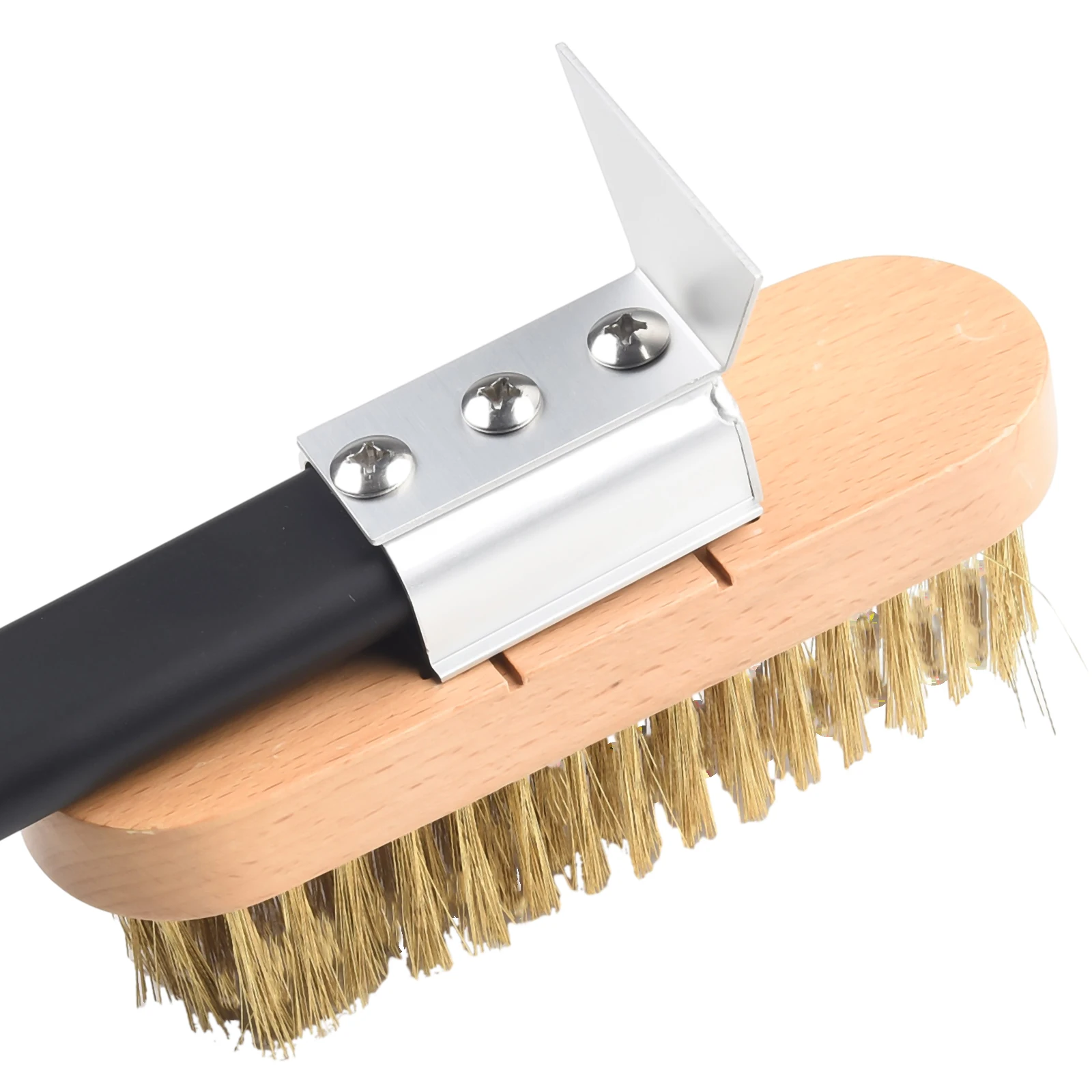 Adjustable Length Pizza Oven Brush with Scraper Brass Bristles for Efficient Cleaning Perfect Accessory for Ovens or Grills
Adjustable Length Pizza Oven Brush with Scraper Brass Bristles for Efficient Cleaning Perfect Accessory for Ovens or Grills