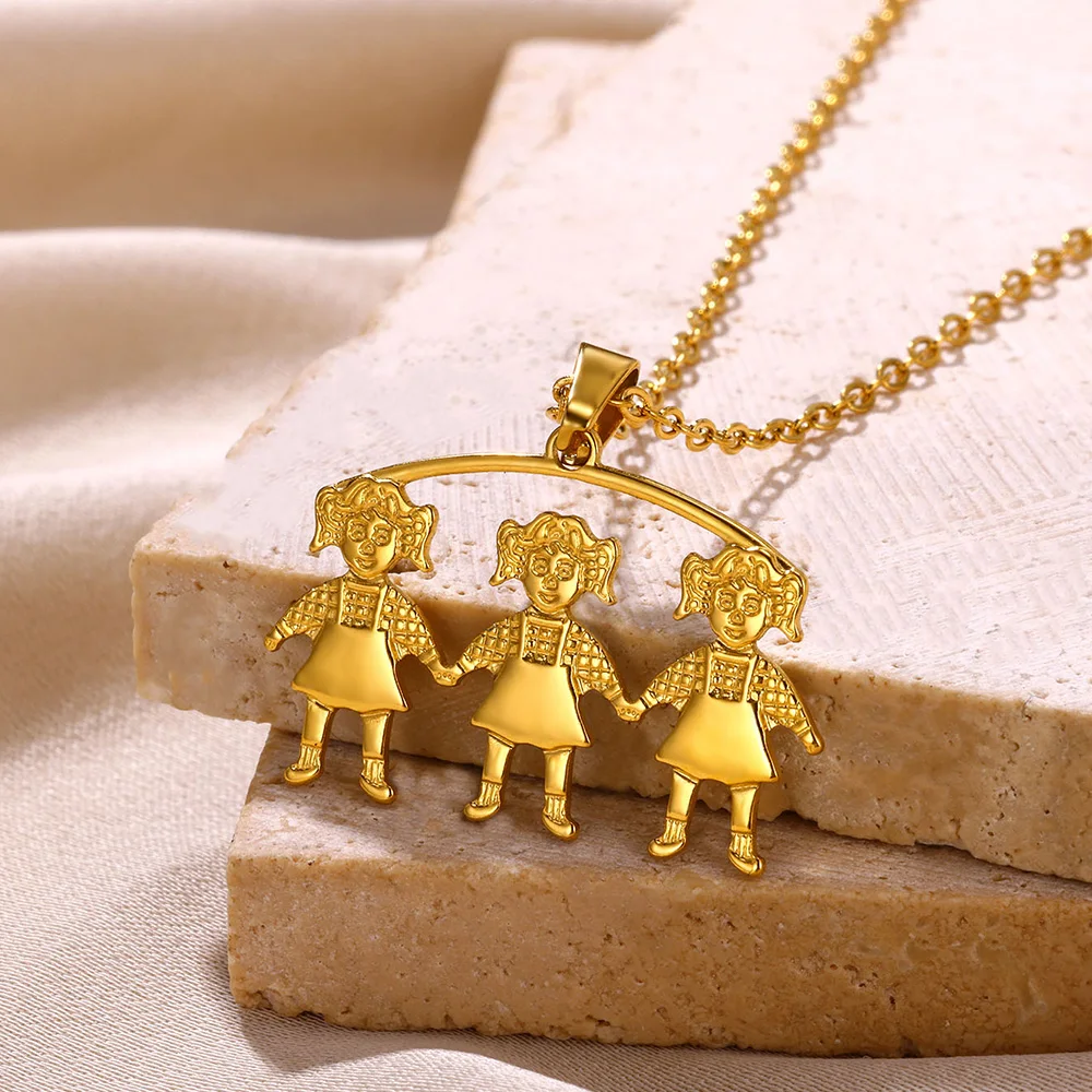 Stainless Steel BFF Pendant Necklace For Women Three Girls Accesorios 18 K Gold Color Boy Girl Friendship Jewelry Christmas Gift
Stainless Steel BFF Pendant Necklace For Women Three Girls Accesorios 18 K Gold Color Boy Girl Friendship Jewelry Christmas Gift