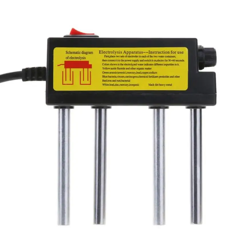 220V Household Quick Water Quality Testing Meter Tap Water Electrolyzer Iron Bar Electrolysis Purity Testing Measuring Tool
220V Household Quick Water Quality Testing Meter Tap Water Electrolyzer Iron Bar Electrolysis Purity Testing Measuring Tool