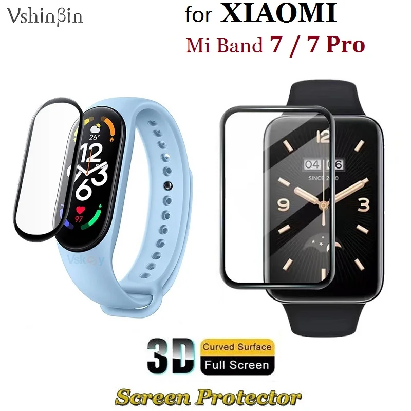 2PCS 3D Soft Screen Protector for Xiaomi Mi Band 7 Pro Smart Watch Full Coverage Scratch-proof Protective Film for Mi Band 7
2PCS 3D Soft Screen Protector for Xiaomi Mi Band 7 Pro Smart Watch Full Coverage Scratch-proof Protective Film for Mi Band 7