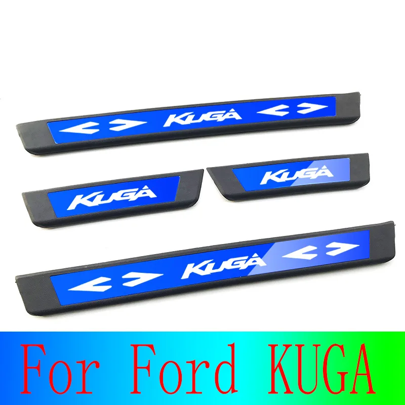 Накладки на дверные пороги из нержавеющей стали и АБС-пластика для Ford KUGA
Накладки на дверные пороги из нержавеющей стали и АБС-пластика для Ford KUGA