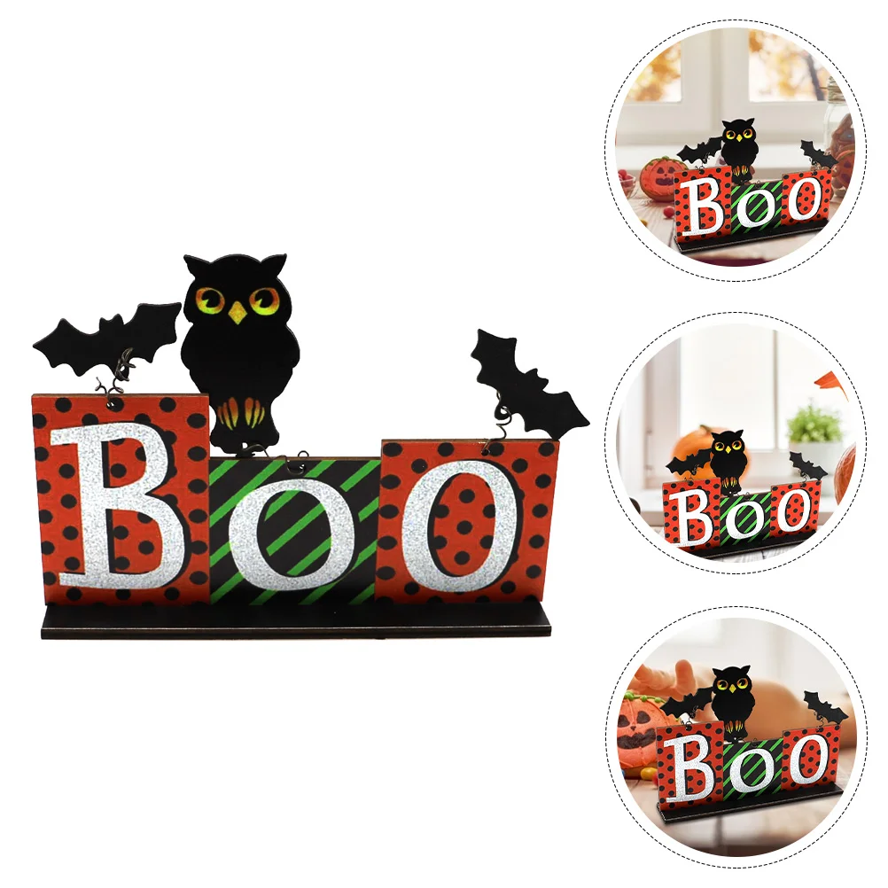 Table Sign Tabletop Ornament Centerpiece Decor Wooden Fireplace Mantel Adornment Wood Prop Desktop Party Hallowmas Ornaments
Table Sign Tabletop Ornament Centerpiece Decor Wooden Fireplace Mantel Adornment Wood Prop Desktop Party Hallowmas Ornaments
