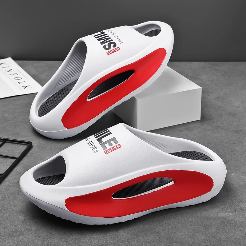 Fashion Men Women Soft Slippers Indoor Outdoor Sandals Beach Design Thick Sole Slides Men Casual Shoes Flip-flops Home Slippers
Fashion Men Women Soft Slippers Indoor Outdoor Sandals Beach Design Thick Sole Slides Men Casual Shoes Flip-flops Home Slippers