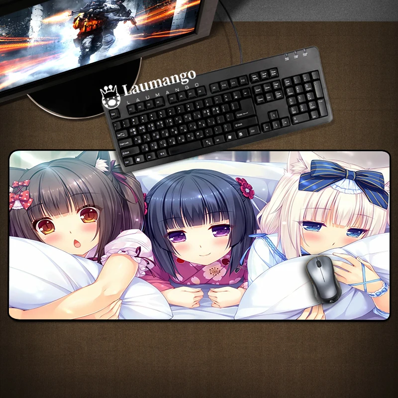 NekoPara Mouse Ped Anime Mousepad Rubber Keyboard Pad Xxl Gamer Gaming Mat Extended Accessories Cabinet Computer Desk Large Mats
NekoPara Mouse Ped Anime Mousepad Rubber Keyboard Pad Xxl Gamer Gaming Mat Extended Accessories Cabinet Computer Desk Large Mats