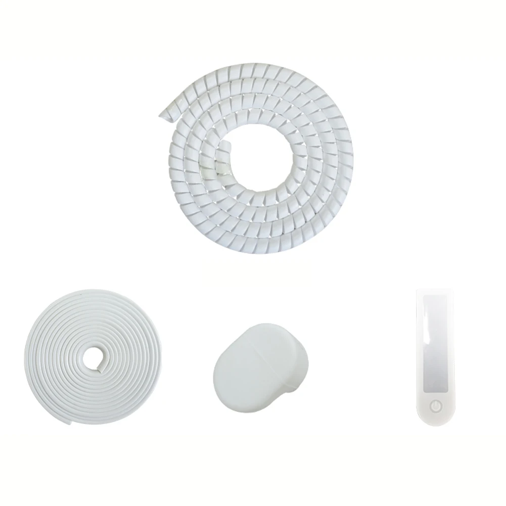 4pc Protection Set Anti-Collision Strip Spiral Tube For XiaoMi M365 Electric Scooter Dashboard Silicone Sleeve Rear Silicone
4pc Protection Set Anti-Collision Strip Spiral Tube For XiaoMi M365 Electric Scooter Dashboard Silicone Sleeve Rear Silicone
