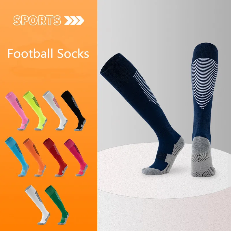 3Pair New Football Socks Non-slip Long Tube Over The Knee Socks Striped Soccer Socks Compression Stockings Outdoor Sports Gym
3Pair New Football Socks Non-slip Long Tube Over The Knee Socks Striped Soccer Socks Compression Stockings Outdoor Sports Gym
