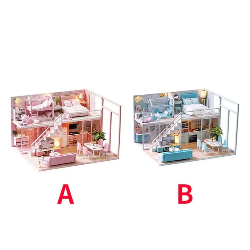 Mini Doll House DIY Dollhouse Kit Mini House Creative Room Model With Furniture Plant Accessories And Movement
Mini Doll House DIY Dollhouse Kit Mini House Creative Room Model With Furniture Plant Accessories And Movement