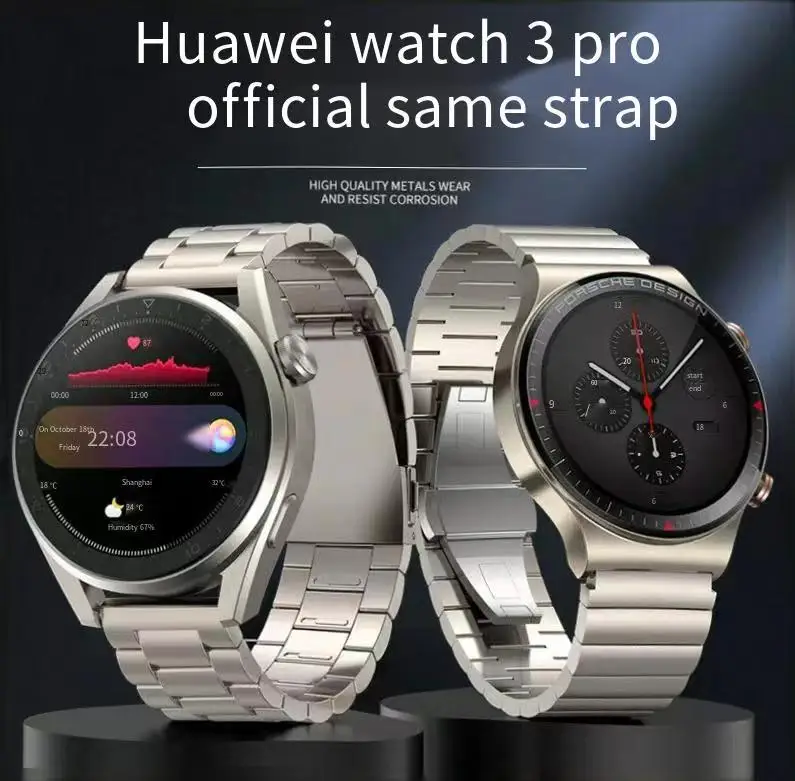 Suitable for Huawei watch3/3pro strap titanium alloy intelligent sports GT2 proECG version/GT1/2E strap
Suitable for Huawei watch3/3pro strap titanium alloy intelligent sports GT2 proECG version/GT1/2E strap