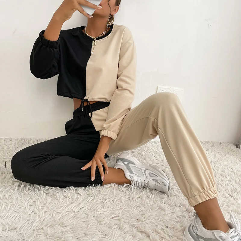 Women Outfits Spring Autumn Tracksuit Loose Long Sleeve Sweatshirt+pant Running Jogging Fitness Workout Casual Set Sport Suit
Women Outfits Spring Autumn Tracksuit Loose Long Sleeve Sweatshirt+pant Running Jogging Fitness Workout Casual Set Sport Suit