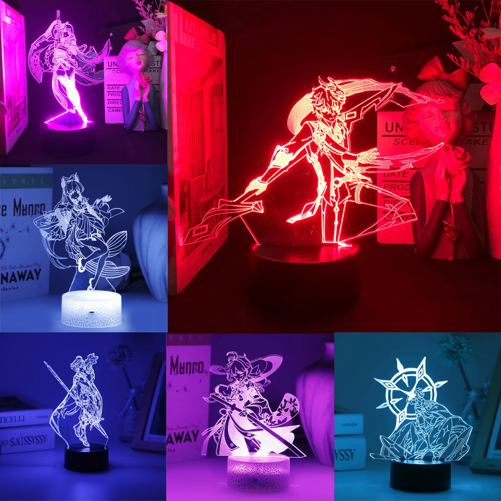 Genshin Impact Led Lamp Hutao Anime Figure Game Night Light Shenhe For Room Illusion Decor Kid Gift Xiao Constellation Attribute
Genshin Impact Led Lamp Hutao Anime Figure Game Night Light Shenhe For Room Illusion Decor Kid Gift Xiao Constellation Attribute