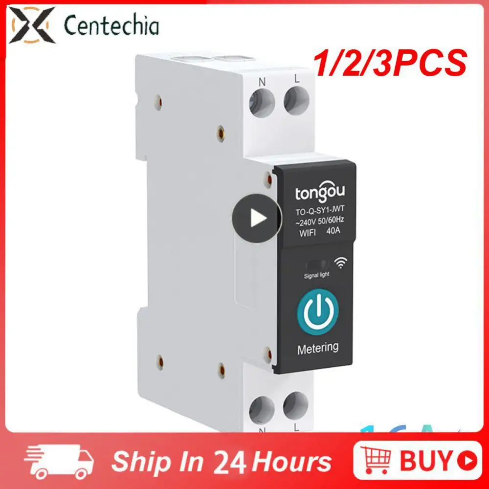 1/2/3PCS Tuya Smart Circuit Breaker Wifi Switch With Metering Home Devices Smart Protection 1P 63A DIN Rail Countdown Mode Loop
1/2/3PCS Tuya Smart Circuit Breaker Wifi Switch With Metering Home Devices Smart Protection 1P 63A DIN Rail Countdown Mode Loop