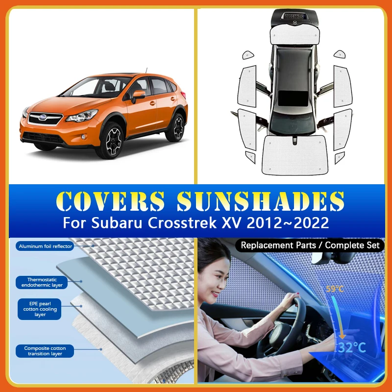 Car Sunshade Covers For Subaru Crosstrek XV GP GT 2012~2022 Sunscreen Window Coverage Sunshades Shaby Sunblinds Car Accessories
Car Sunshade Covers For Subaru Crosstrek XV GP GT 2012~2022 Sunscreen Window Coverage Sunshades Shaby Sunblinds Car Accessories