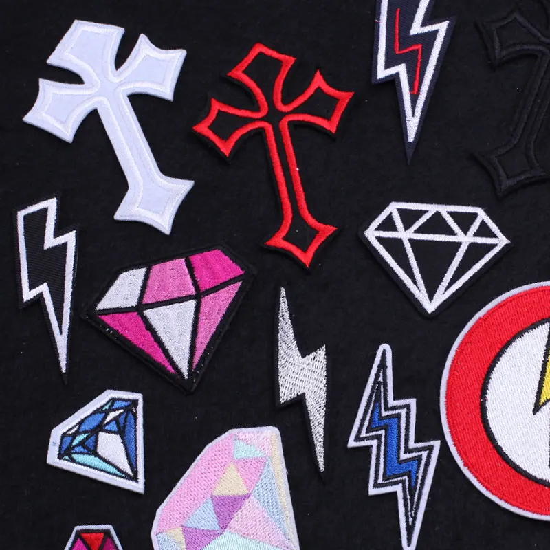Vintage Cross Hippie Lightning Embroidery Patch Clothing Thermoadhesive Patches for Clothes Sewing Badges for T-shirts Appliques
Vintage Cross Hippie Lightning Embroidery Patch Clothing Thermoadhesive Patches for Clothes Sewing Badges for T-shirts Appliques