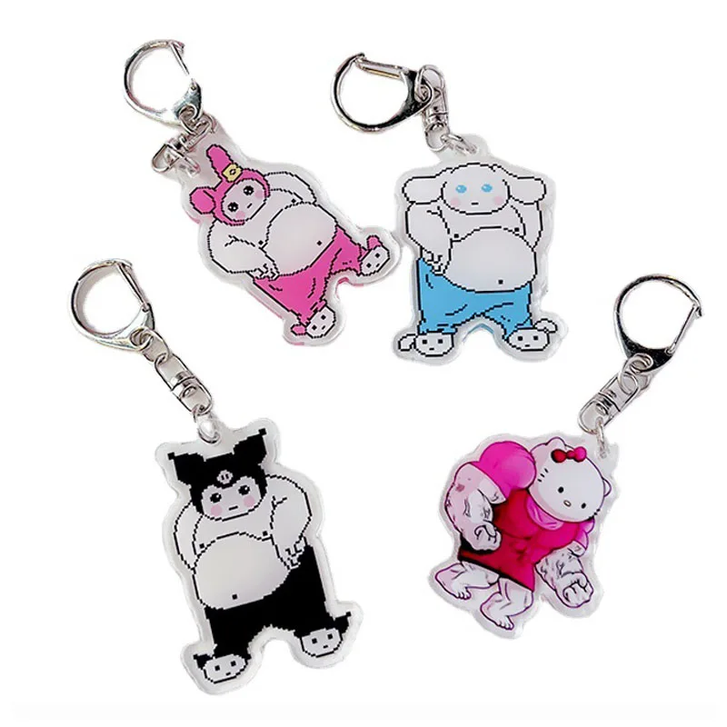 Sanrioed Acrylic Kawaii Anime Muscle Kuromi Cinnamoroll My Melody Hellokittyed Cute Cartoon Acrylic Keychain Backpack Pendant
Sanrioed Acrylic Kawaii Anime Muscle Kuromi Cinnamoroll My Melody Hellokittyed Cute Cartoon Acrylic Keychain Backpack Pendant