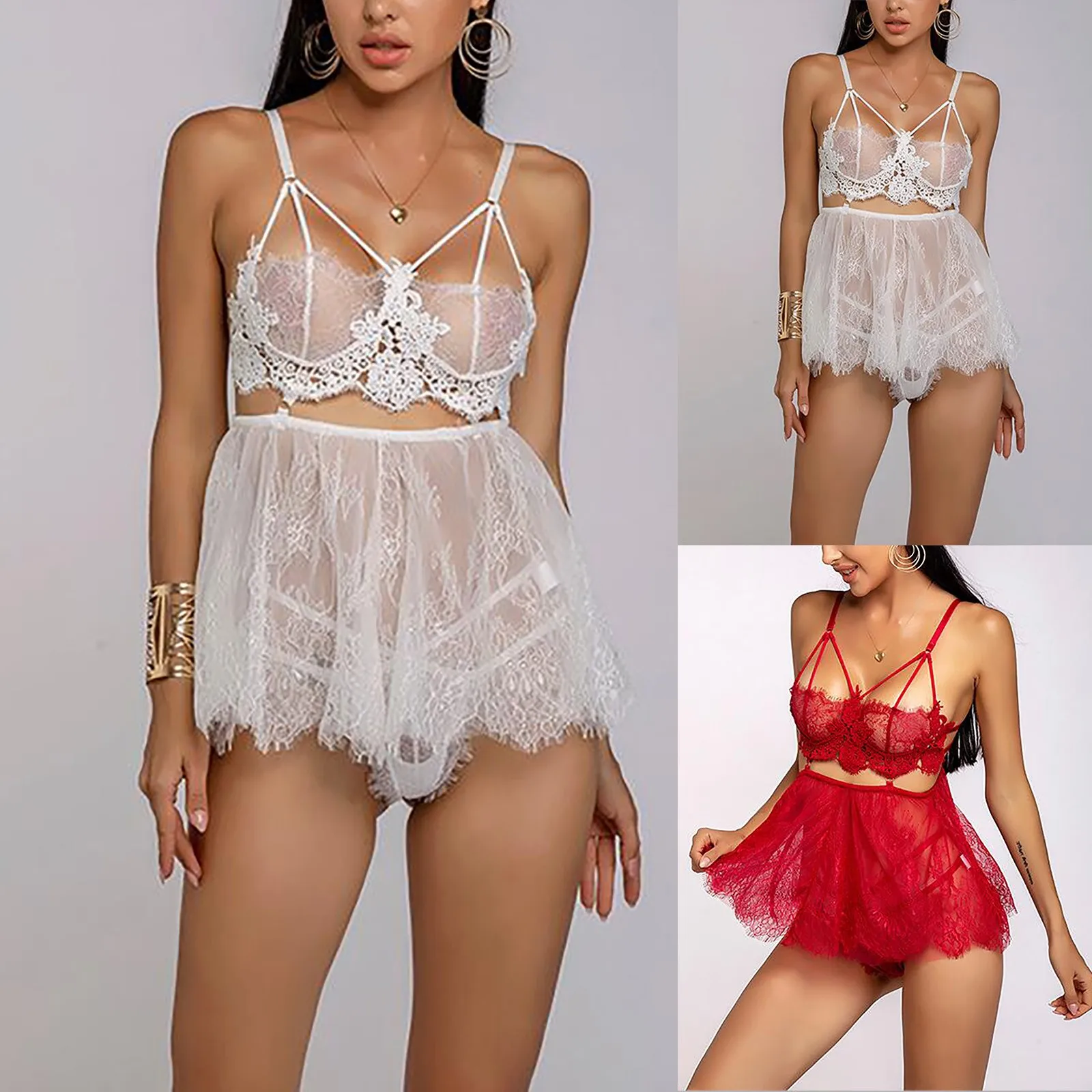 Эротическое нижнее белье для женщин, кружевной прозрачный комплект с бюстгальтером, Соблазнительные костюмы на День святого Валентина, боди без выреза, Женский комплект нижнего белья Тедди
Эротическое нижнее белье для женщин, кружевной прозрачный комплект с бюстгальтером, Соблазнительные костюмы на День святого Валентина, боди без выреза, Женский комплект нижнего белья Тедди