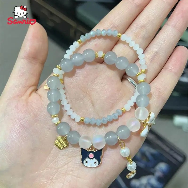 Браслет Sanrio Cinnamoroll Kuromi My Melody аксессуары модные ювелирные изделия Универсальный простой подарок для девушки
Браслет Sanrio Cinnamoroll Kuromi My Melody аксессуары модные ювелирные изделия Универсальный простой подарок для девушки