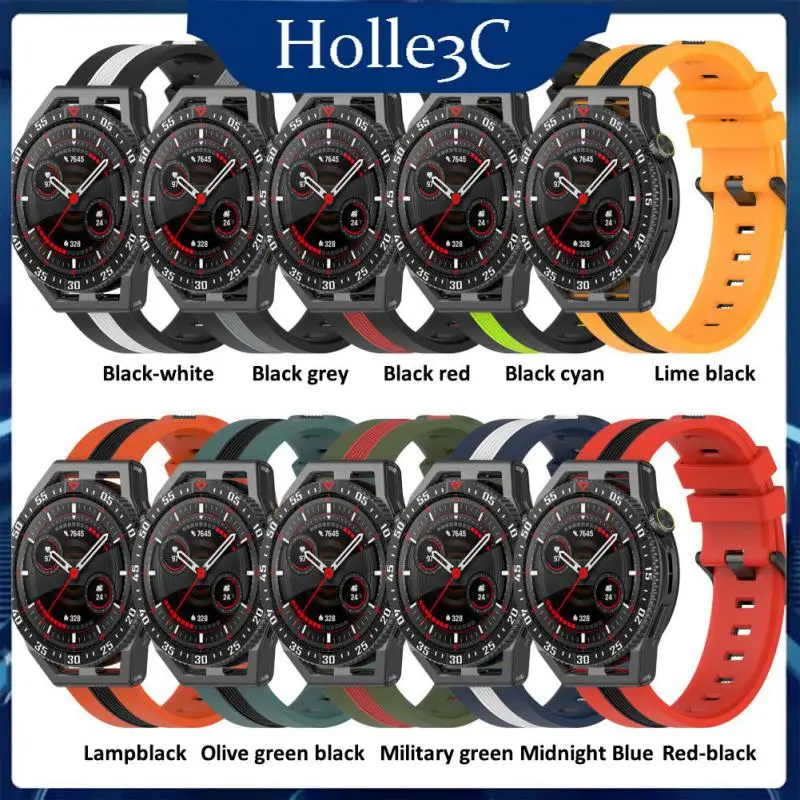 Practical Smart Watch Strap Portable Durable Sport Bracelet 22mm Universal Replacement Strap For Huawei Gt3 Se Silicone Bracelet
Practical Smart Watch Strap Portable Durable Sport Bracelet 22mm Universal Replacement Strap For Huawei Gt3 Se Silicone Bracelet