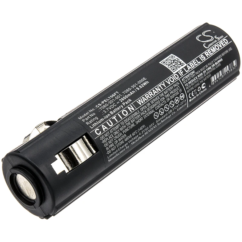

CS Flashlight Battery for Pelican 7060 7069 Fits 7060-301-000-1 301-000E 7060-301-001 Li-ion 3.70V 2600mAh/9.62Wh