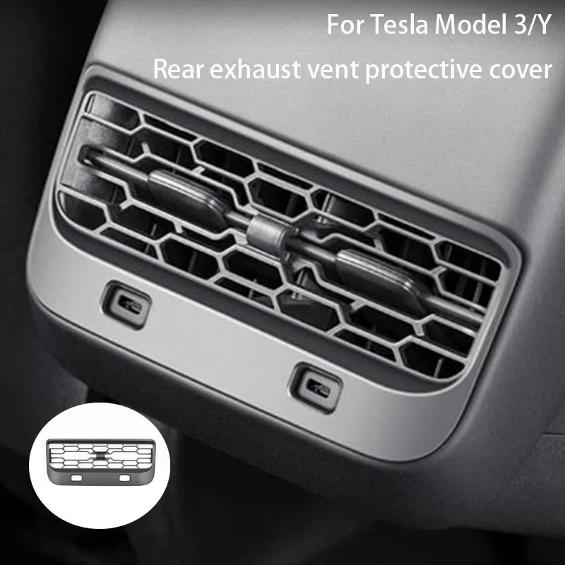 For Tesla Rear Exhaust Air Outlet ABS Protective Cover Model 3 Y Air Conditioning Air Outlet Cover To Prevent Foreign Objects
For Tesla Rear Exhaust Air Outlet ABS Protective Cover Model 3 Y Air Conditioning Air Outlet Cover To Prevent Foreign Objects