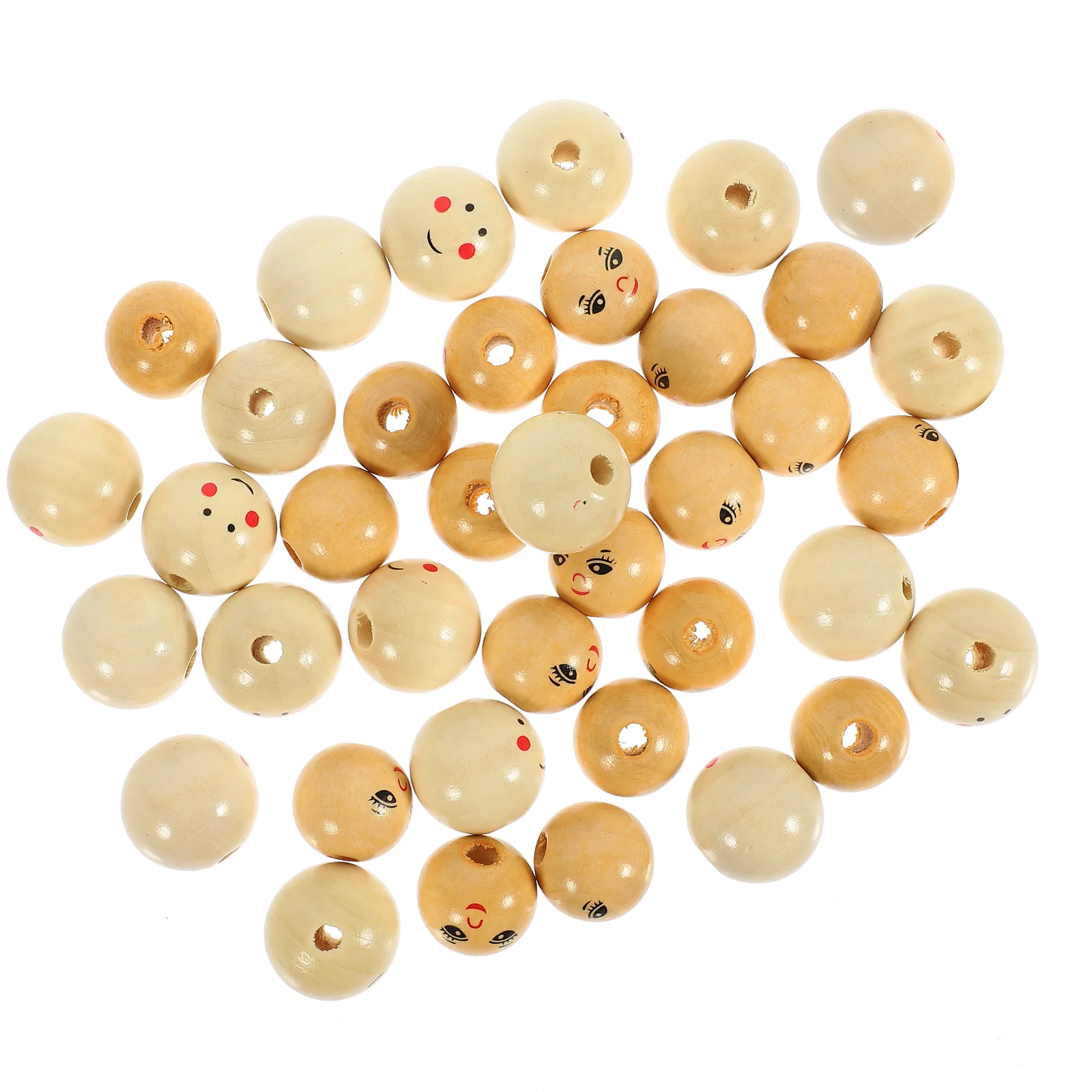 40 Pcs Face Wooden Beads Smiling Hair Jewelry Bulk Bracelets Accessories Wreath Crafts Holes Pattern
40 Pcs Face Wooden Beads Smiling Hair Jewelry Bulk Bracelets Accessories Wreath Crafts Holes Pattern