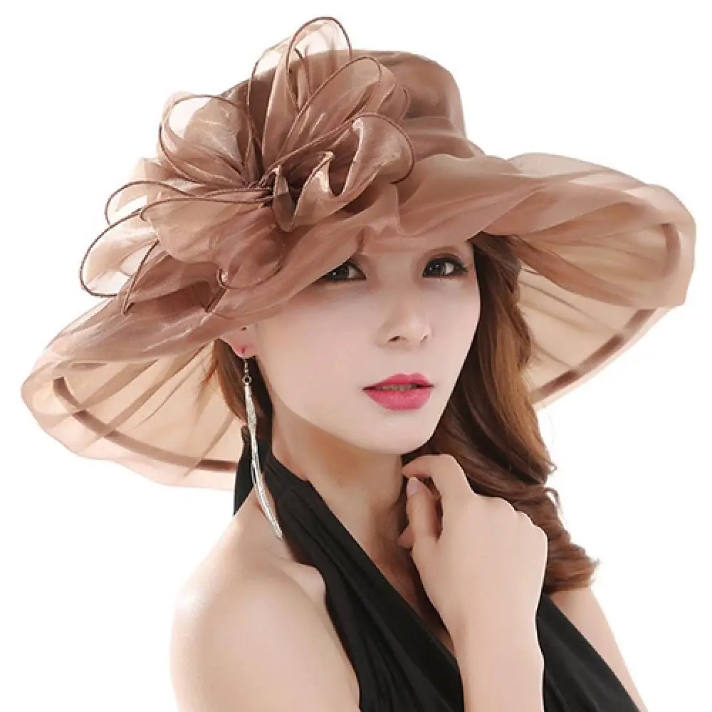 Demountable Flower Hat Foldable Elegant Beautiful Women's Fashion Summer Church Kentucky Derby Cap British Tea Party Wedding Hat
Demountable Flower Hat Foldable Elegant Beautiful Women's Fashion Summer Church Kentucky Derby Cap British Tea Party Wedding Hat