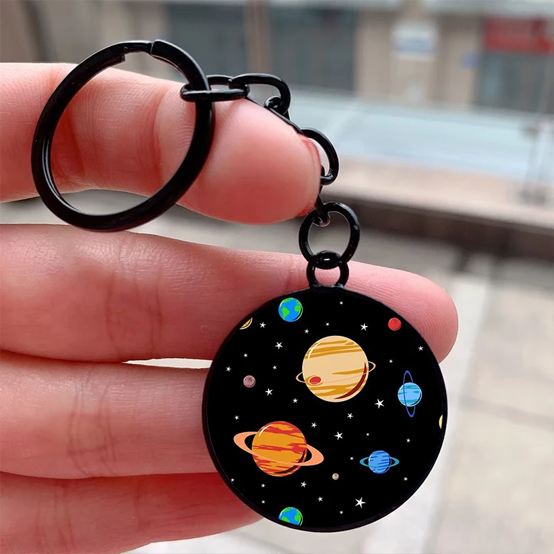 Fashion Cute Planets Pattern Cool Keychain Motorcycle Car Backpack Chaveiro Keychain Friend's Keyring Gift
Fashion Cute Planets Pattern Cool Keychain Motorcycle Car Backpack Chaveiro Keychain Friend's Keyring Gift
