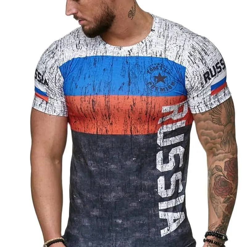 Men's Short Sleeve Round Neck Casual Top Fashion Fitness T-Shirt Running Cycling Personality 3D Print
Men's Short Sleeve Round Neck Casual Top Fashion Fitness T-Shirt Running Cycling Personality 3D Print