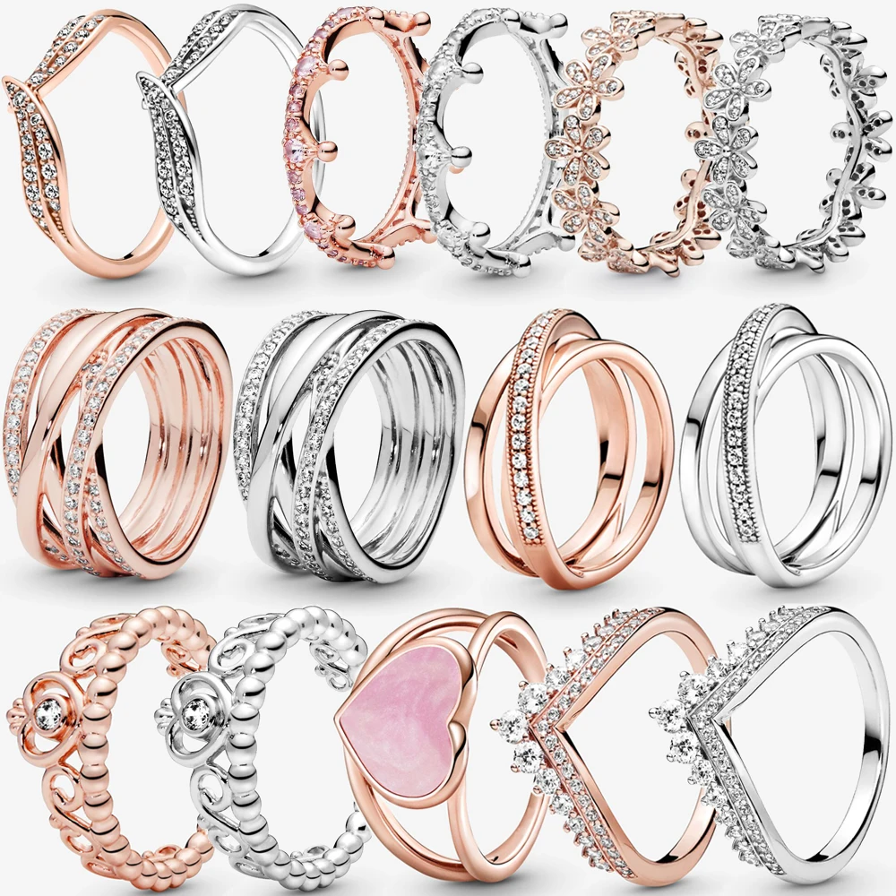 2021 New 100% 925 Sterling Silver Princess Tiara Crown Sparkling Love Heart CZ Rings for Women Engagement Jewelry Anniversary
2021 New 100% 925 Sterling Silver Princess Tiara Crown Sparkling Love Heart CZ Rings for Women Engagement Jewelry Anniversary