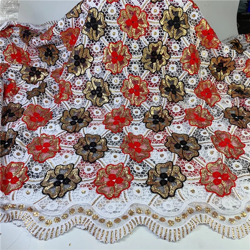 5 ярдов, тюль с блестками, кружево, африканская кружевная ткань 2022, красивая Высококачественная французская сетчатая кружевная ткань для св...