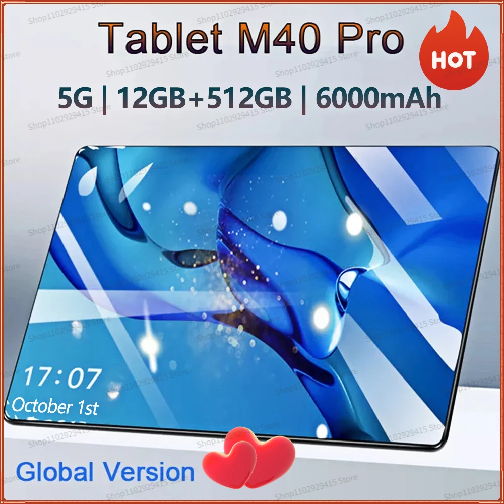New Original Tablet Pad Pro Android 10 12GB 512GB 10.1Inch 5G for Tourist Phone WiFi Support Languages tablet android 테블릿 pc
New Original Tablet Pad Pro Android 10 12GB 512GB 10.1Inch 5G for Tourist Phone WiFi Support Languages tablet android 테블릿 pc